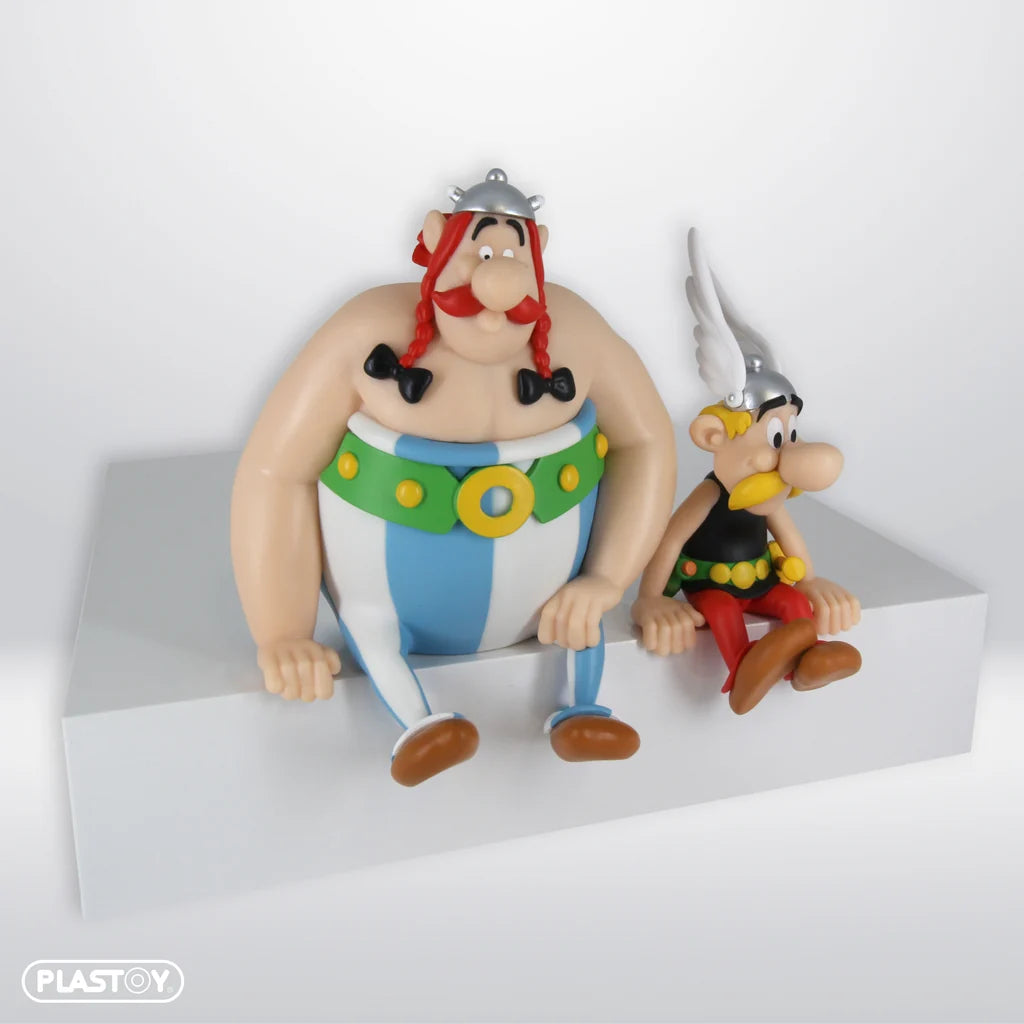 Astérix – Figurine « Astérix & Obélix Assis »