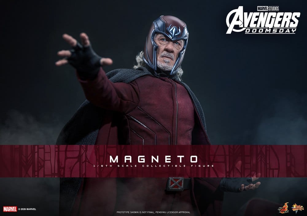 Avengers: Doomsday – Figurine Movie Masterpiece 1/6 Magneto – 30 cm