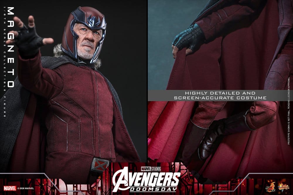 Avengers: Doomsday – Figurine Movie Masterpiece 1/6 Magneto – 30 cm