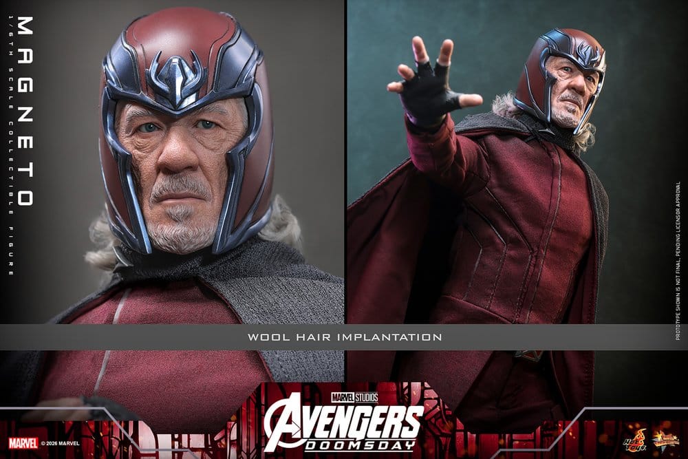 Avengers: Doomsday – Figurine Movie Masterpiece 1/6 Magneto – 30 cm