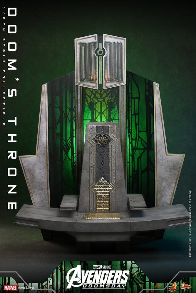 Avengers: Doomsday – Accessoire Movie Masterpiece 1/6 Doom's Throne – 33 cm