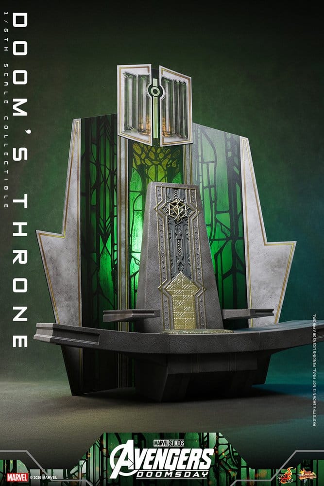Avengers: Doomsday – Accessoire Movie Masterpiece 1/6 Doom's Throne – 33 cm