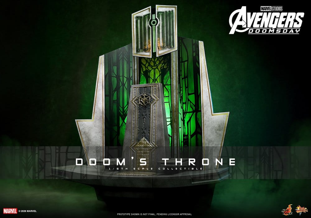 Avengers: Doomsday – Accessoire Movie Masterpiece 1/6 Doom's Throne – 33 cm