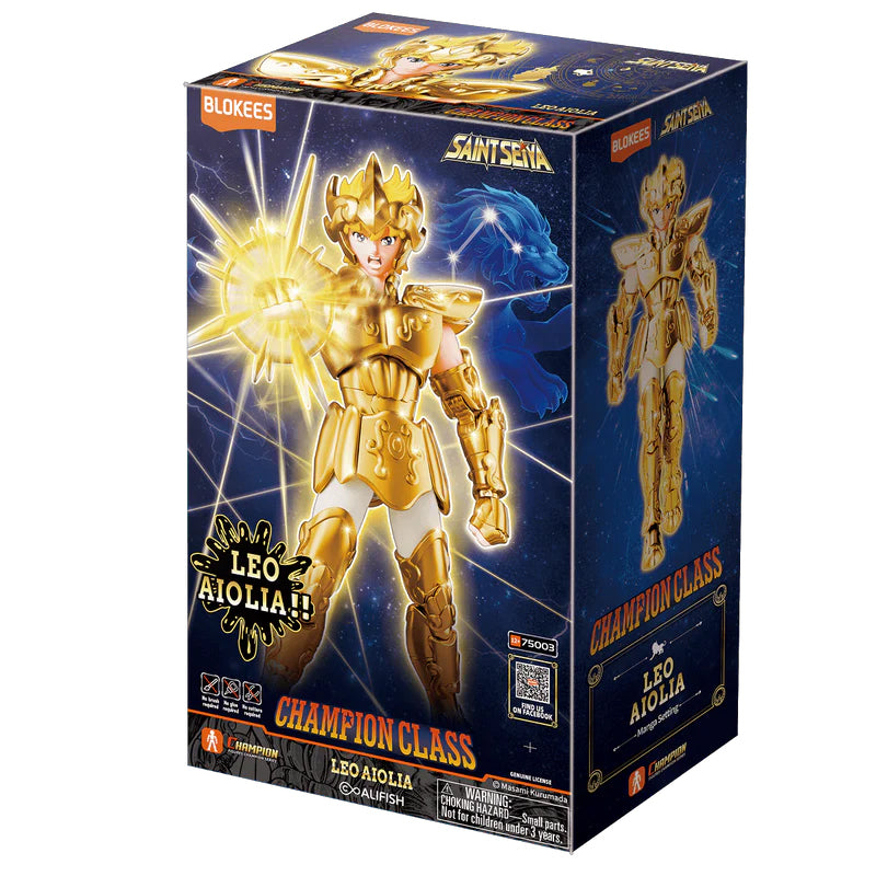 Saint Seiya - Aiolia Leo Model Kit Champion Class Blokees - Toys Legacy Collection