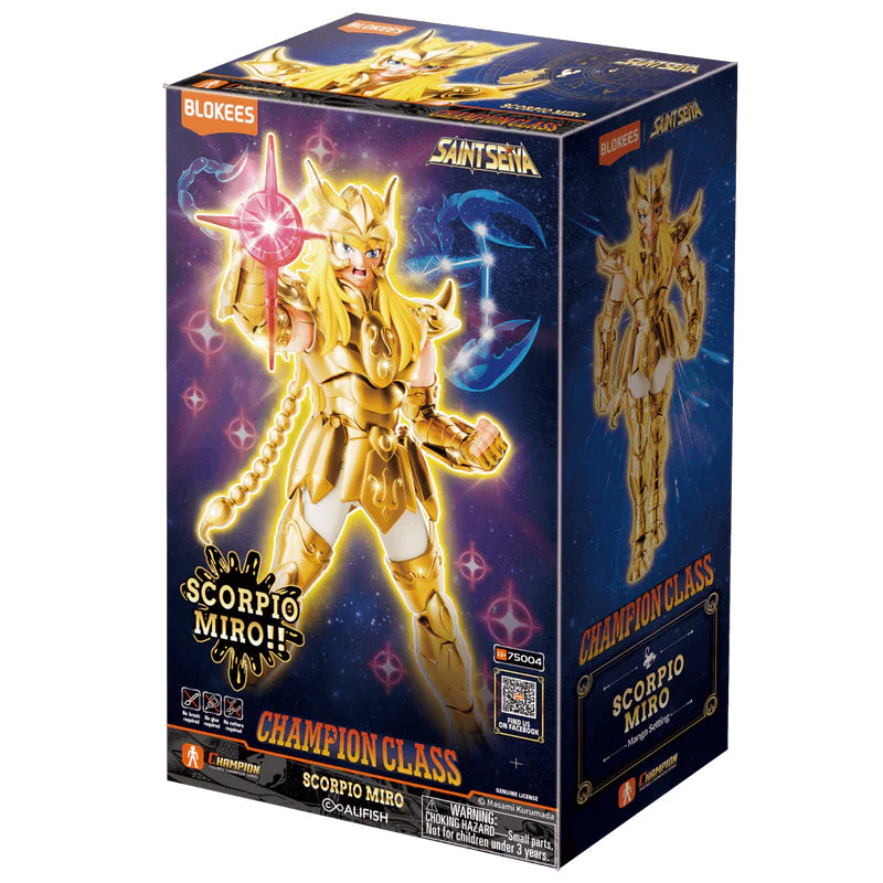 Saint Seiya - Milo Scorpio Model Kit Champion Class Blokees - Toys Legacy Collection