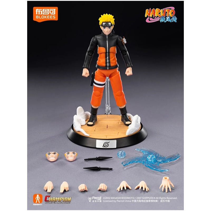 Naruto Blokees Naruto Shippuden Classic Class 02 Naruto Uzumaki - Toys Legacy Collection