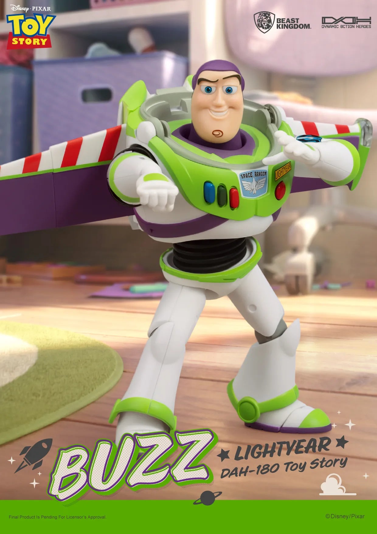Toy story :  figurine articulée Buzz l'éclair
