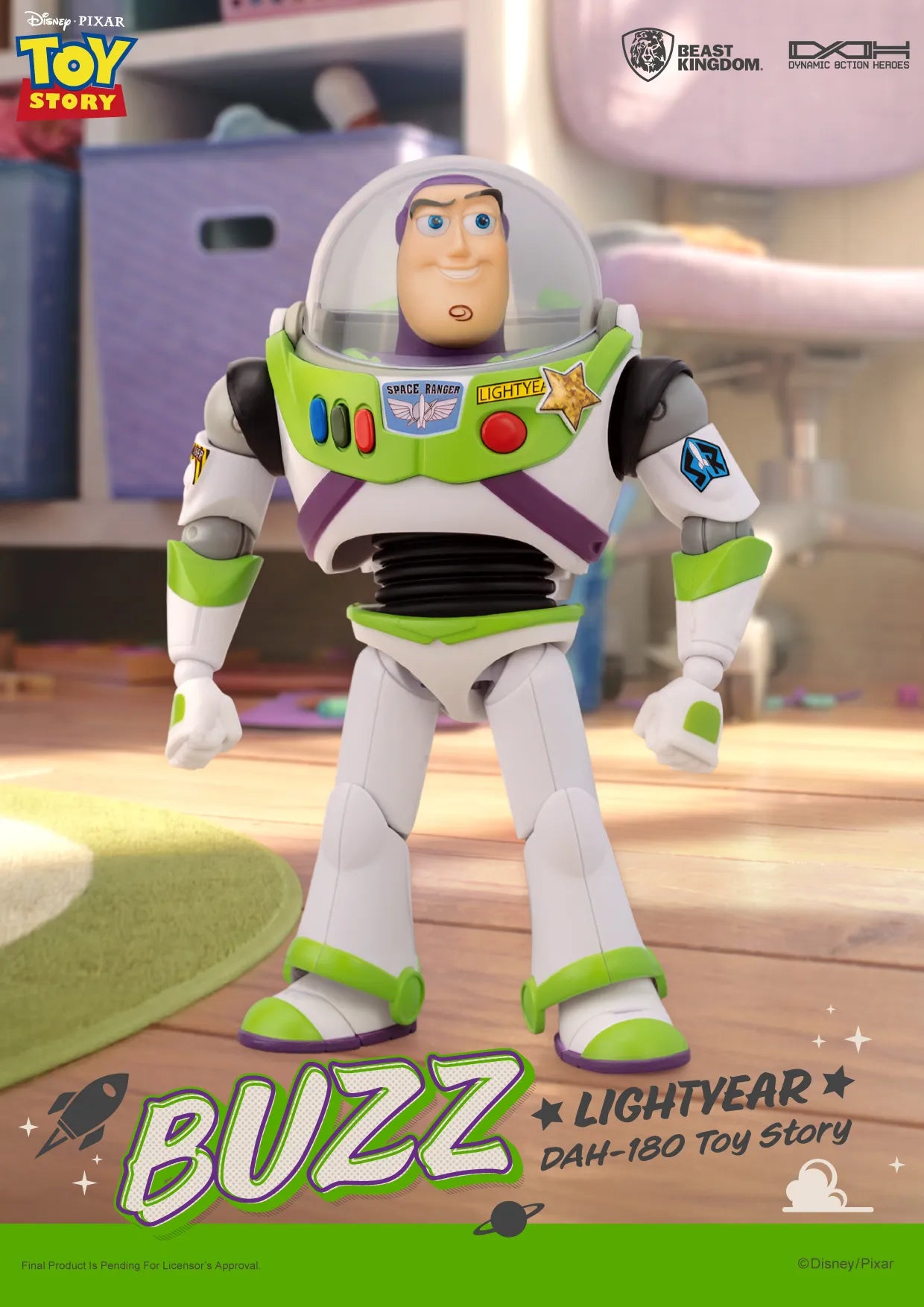 Toy story :  figurine articulée Buzz l'éclair