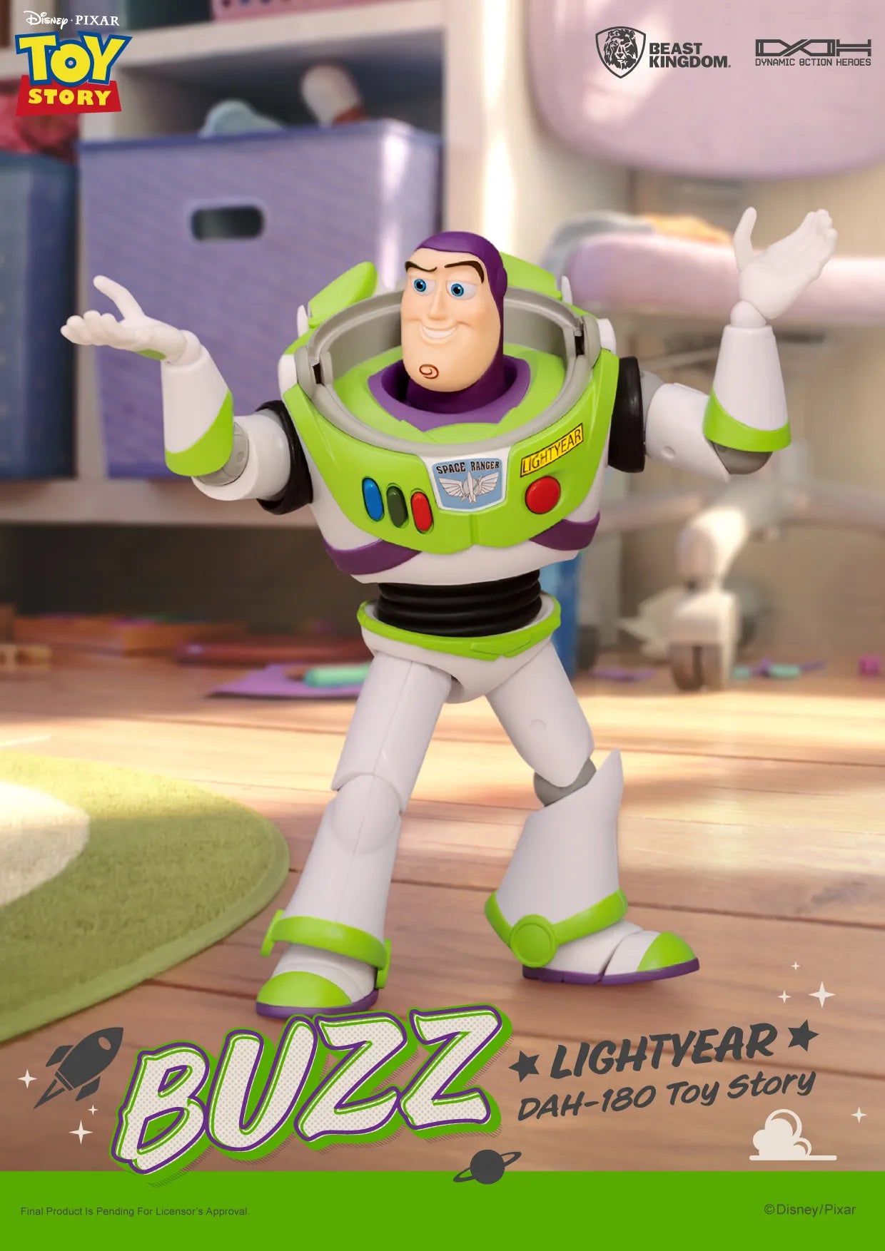 Toy story :  figurine articulée Buzz l'éclair