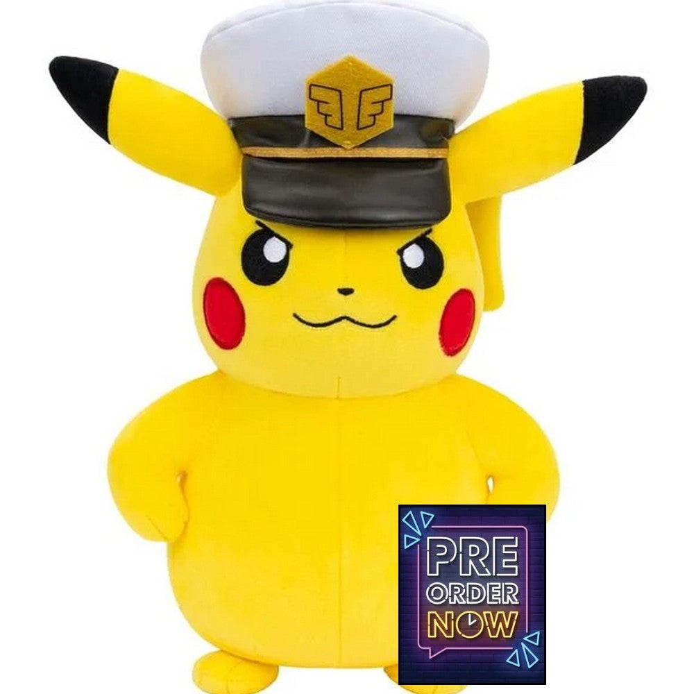Pokemon peluche Captain Pikatchu 20cm - Toys Legacy Collection