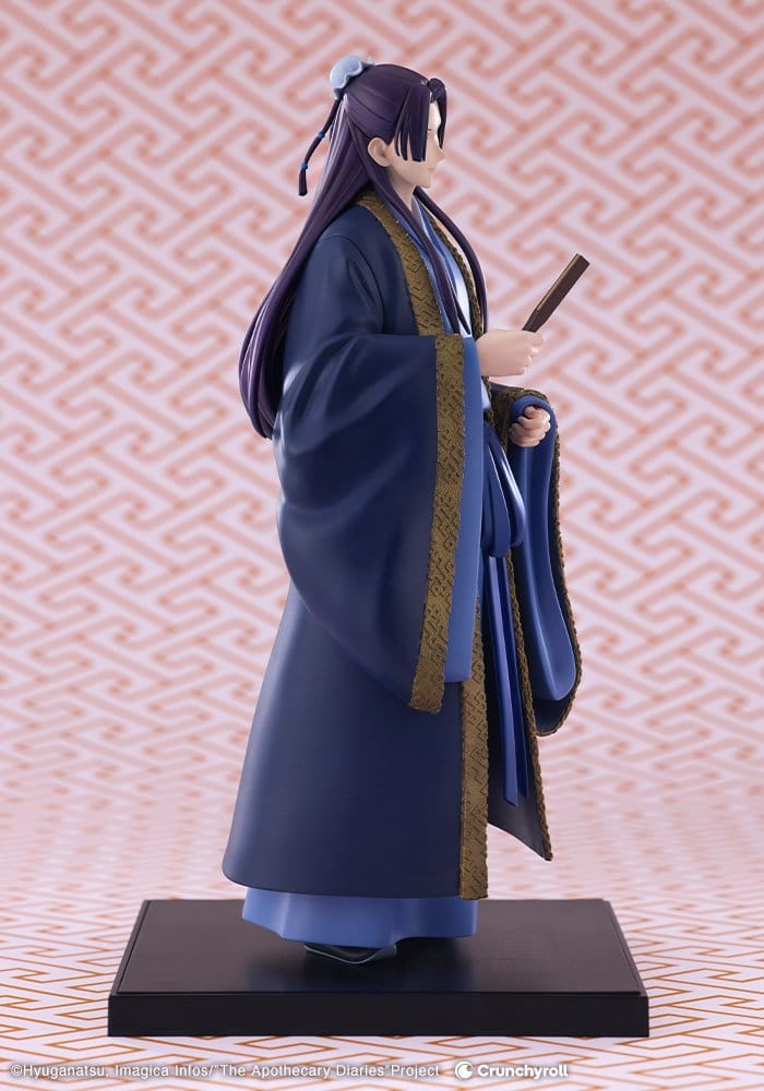 Figurine en PVC Les Carnets de l'Apothicaire Jinshi de Kotobukiya, 25 cm, montrant la figurine détaillée de Oshi Works.