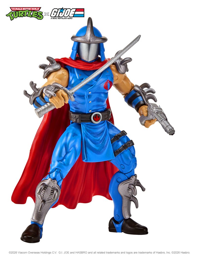 Tortues Ninja x G.I. Joe Crossover Classics figurine Shredder x Cobra Commander 12 cm - Toys Legacy Collection