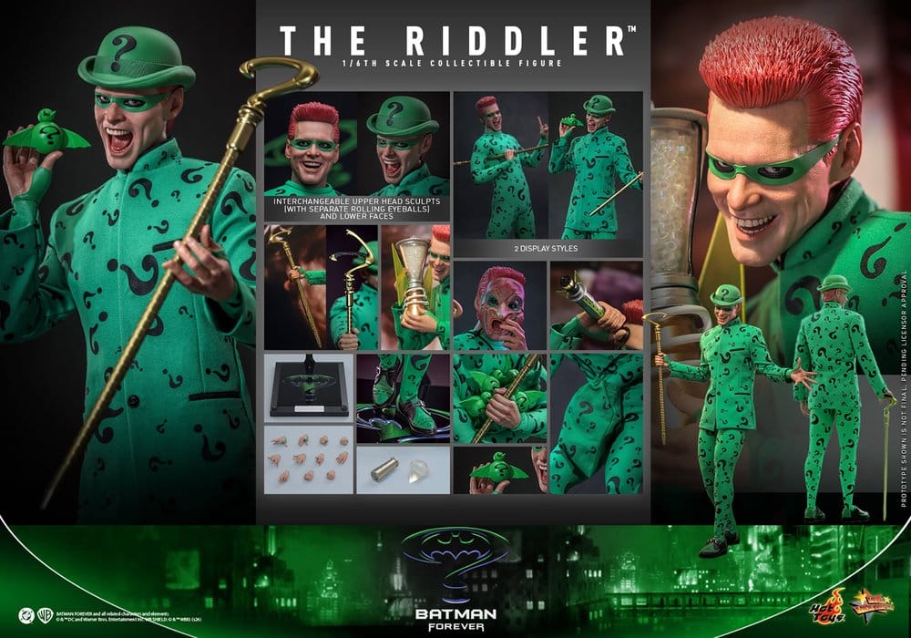 DC Comics – Batman Forever – Riddler – Movie Masterpiece 1/6 – 31 cm