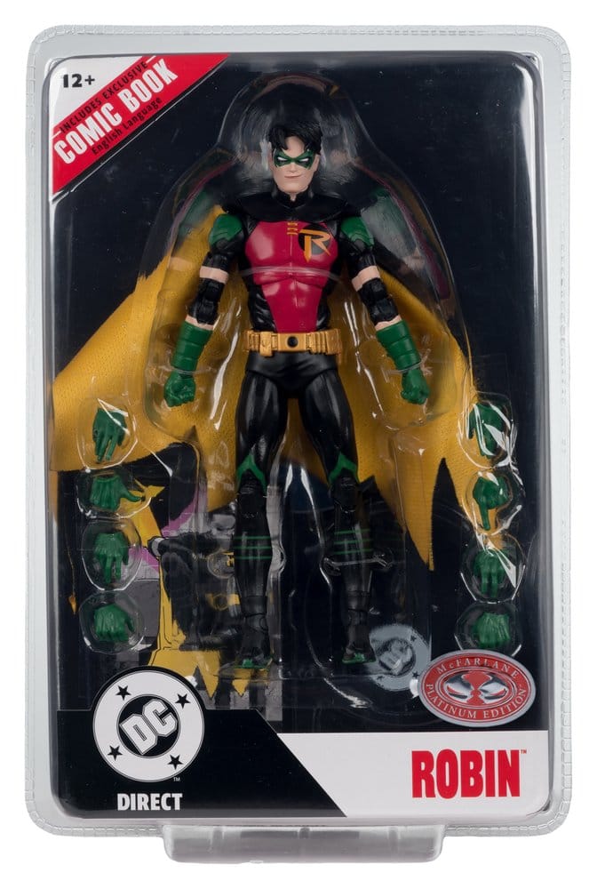 DC Direct Page Punchers – Robin Tim Drake (Nightwing #81) Red Platinum Edition 18 cm
