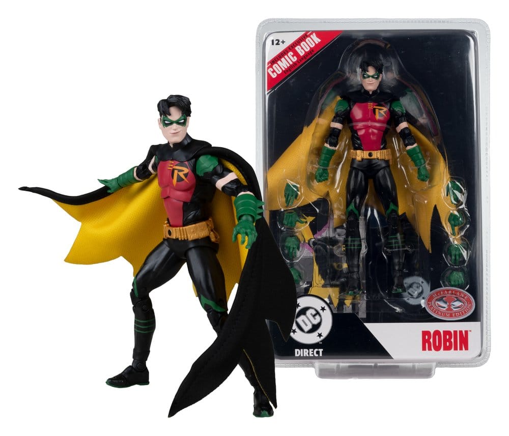 DC Direct Page Punchers – Robin Tim Drake (Nightwing #81) Red Platinum Edition 18 cm