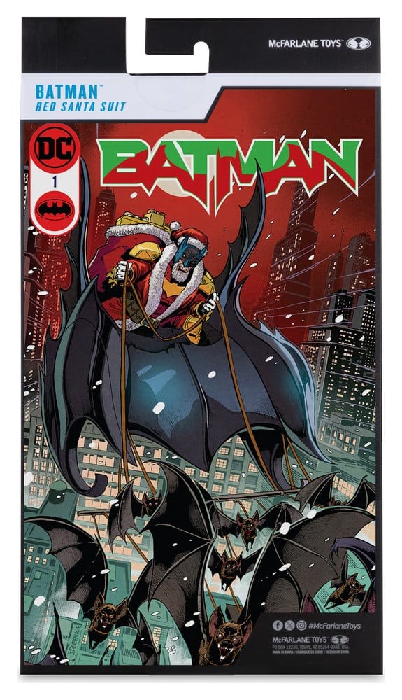 DC Multiverse – Batman (Red Santa Suit) – 18 cm