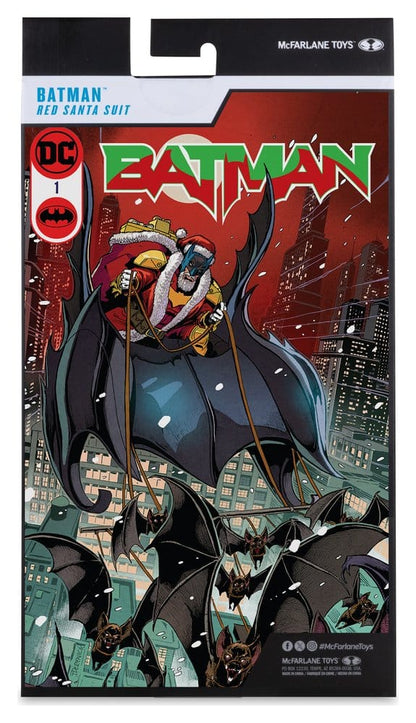 DC Multiverse – Batman (Red Santa Suit) – 18 cm