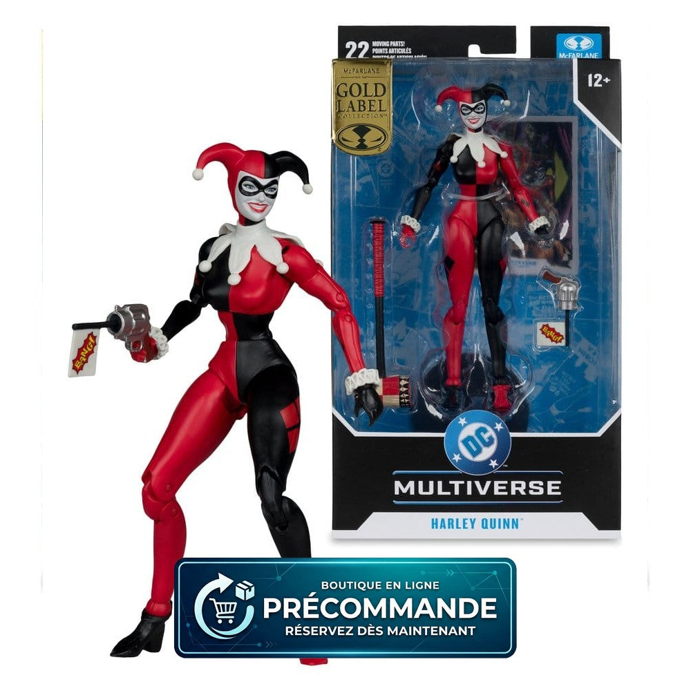 DC Multiverse – Harley Quinn DC Classic – Gold Label – 18 cm