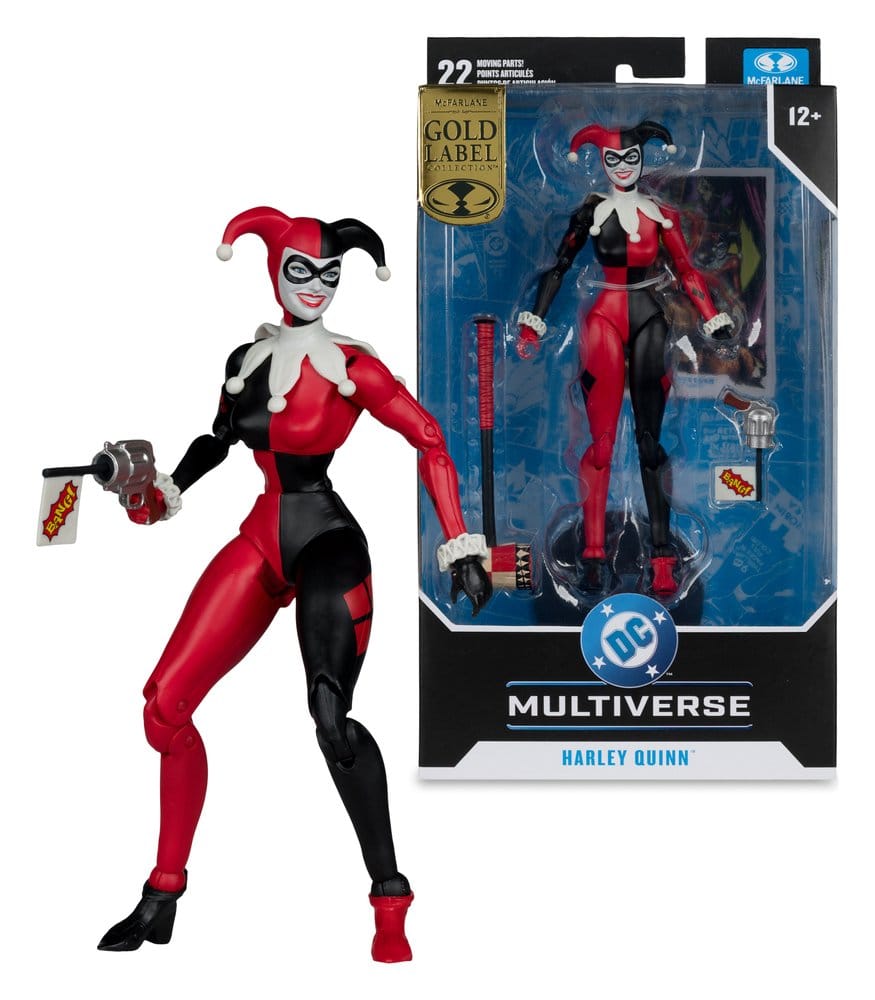 DC Multiverse – Harley Quinn DC Classic – Gold Label – 18 cm