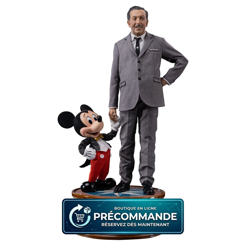 Disney Classics – Walt Disney & Mickey Mouse – Legacy Replica 1/4 – 59 cm