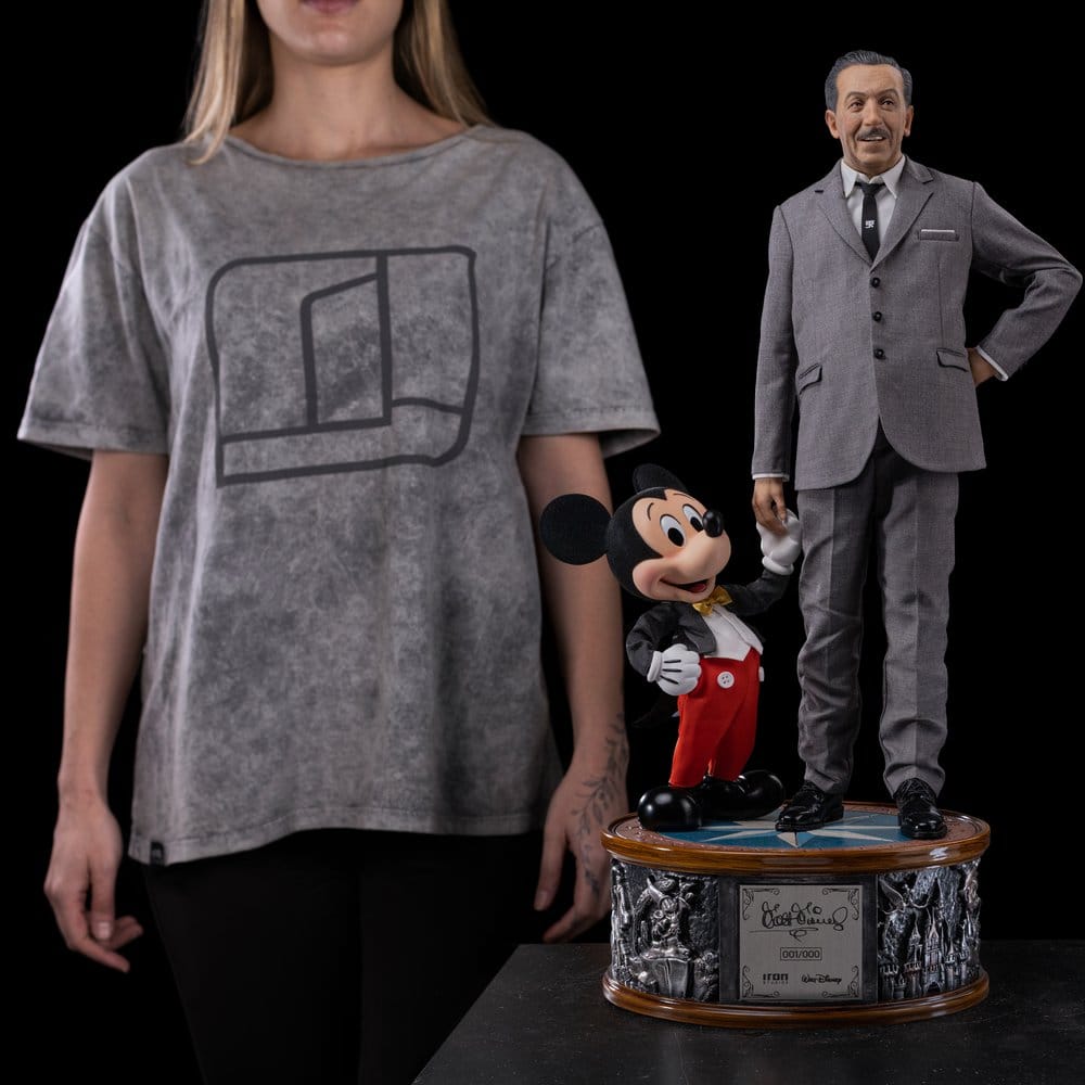 Disney Classics – Walt Disney & Mickey Mouse – Legacy Replica 1/4 – 59 cm