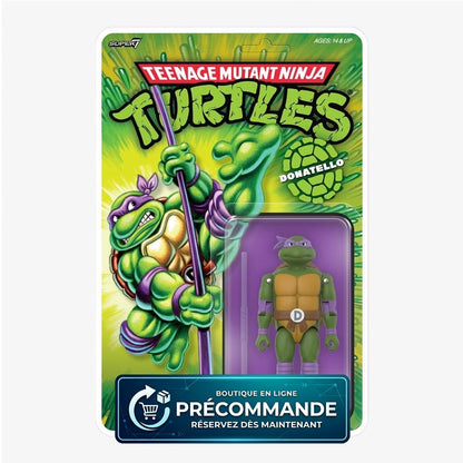 Teenage Mutant Ninja Turtles ReAction+ figurine Wave 01 Donatello