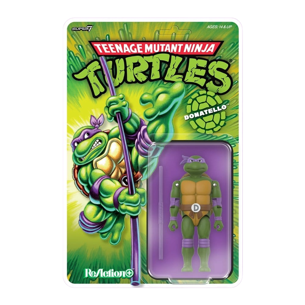 Teenage Mutant Ninja Turtles ReAction+ figurine Wave 01 Donatello