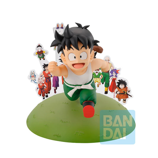 Figurine Son Gohan Enfant de Dragon Ball Z Snap Collection par Bandai, 16 cm, représentation détaillée du personnage.