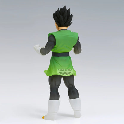 Figurine Bandai Son Gohan Clearise Dragon Ball Z de 18 cm, personnage en plastique translucide avec détails colorés.