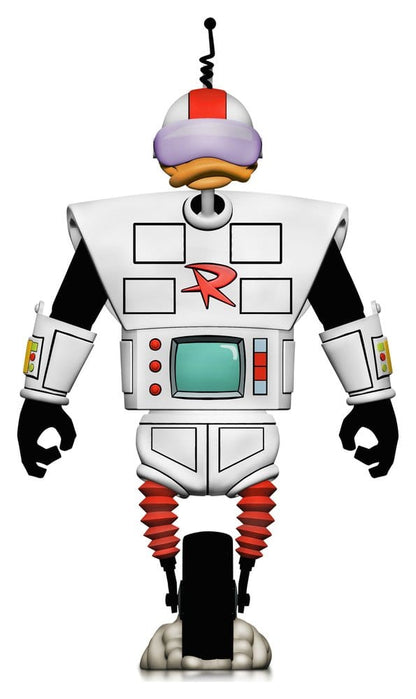 Figurine Gizmoduck de 18 cm de DuckTales : la bande à Picsou, marque Neca, montrant le personnage en détail.