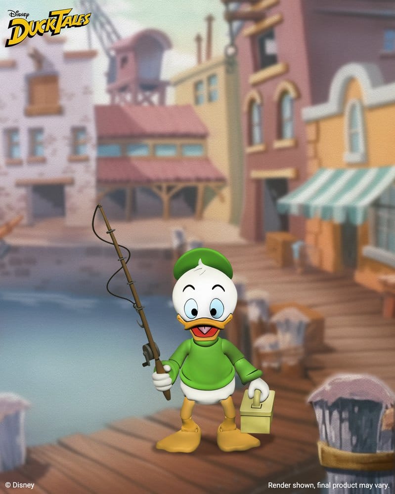 Figurine Neca de la bande à Picsou avec Riri, Fifi et Loulou de DuckTales, pack de 3 figurines détaillées.
