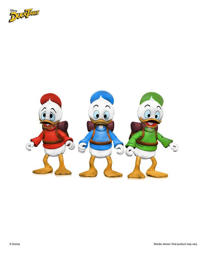 Figurine Neca de la bande à Picsou : Riri, Fifi et Loulou, personnages de DuckTales, en pack de trois.