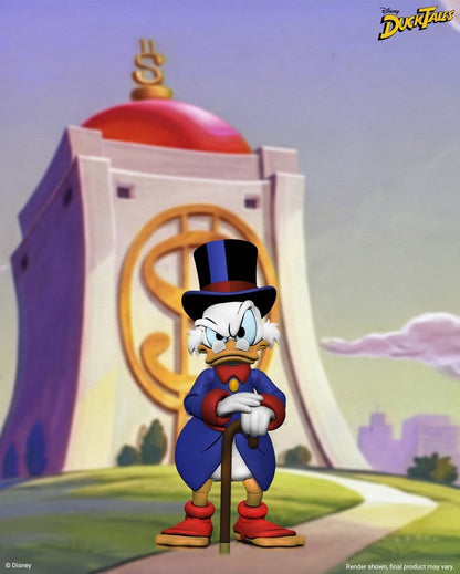 Figurine Neca d'Oncle Picsou de DuckTales : la bande à Picsou, figurine détaillée de Scrooge McDuck en pose dynamique.