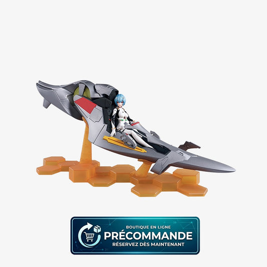 Maquette Evangelion Blokees Rei dans l'entrée du plug, série Fantastics FFEX01, détail réaliste et couleurs vives