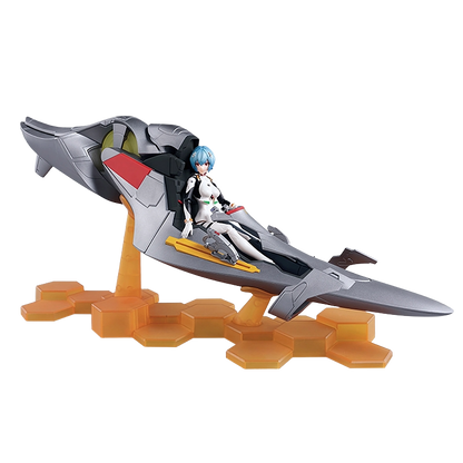 Maquette Evangelion Blokees Fantastics Series FFEX01 Rei dans le plug d'entrée, détails du modèle intérieur de l'Evangelion.