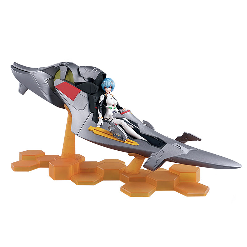 Maquette Evangelion Blokees FFEX01 Rei dans l'intérieur du plug d'entrée, détail de la figurine model kit Fantastics Series.