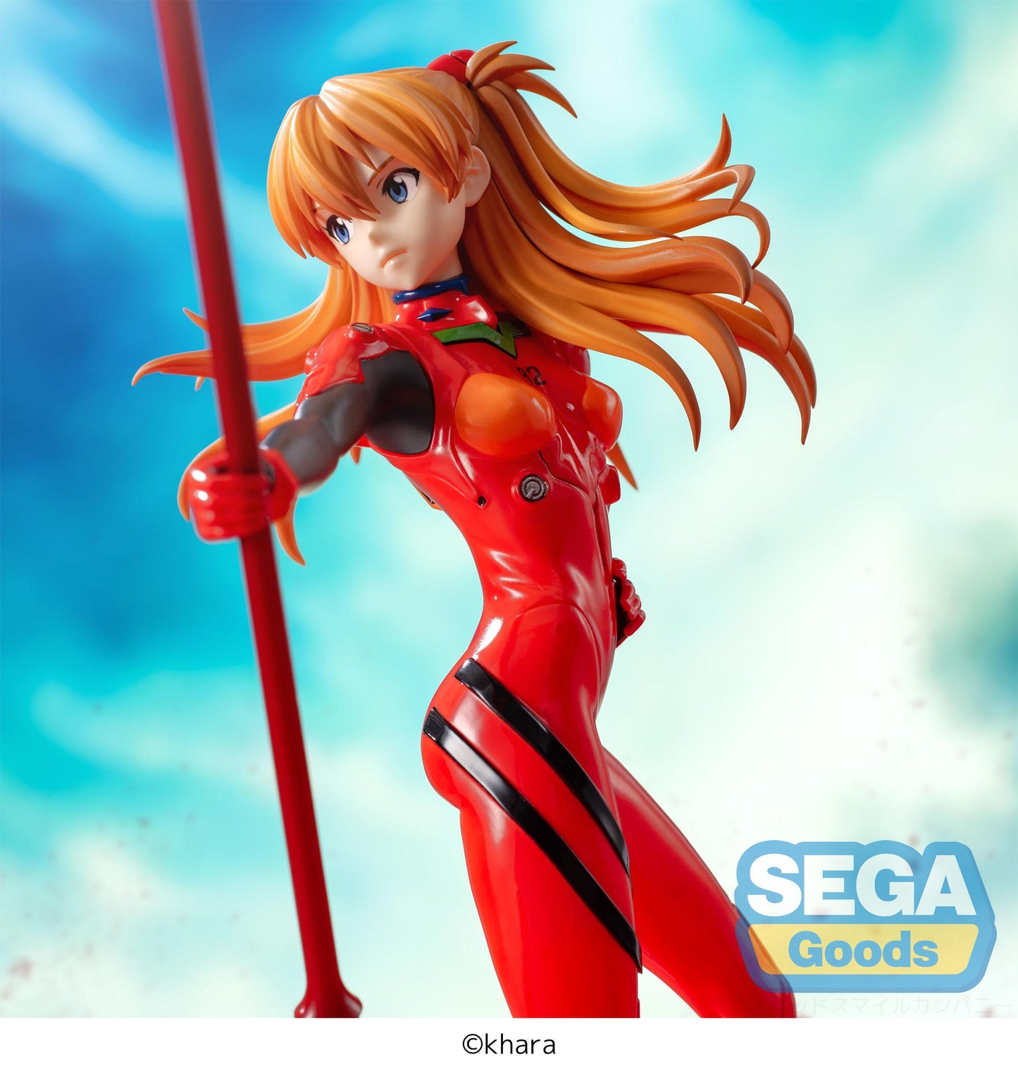 Evangelion – Asuka Shikinami Langley avec Lance de Cassius – Luminasta 20 cm