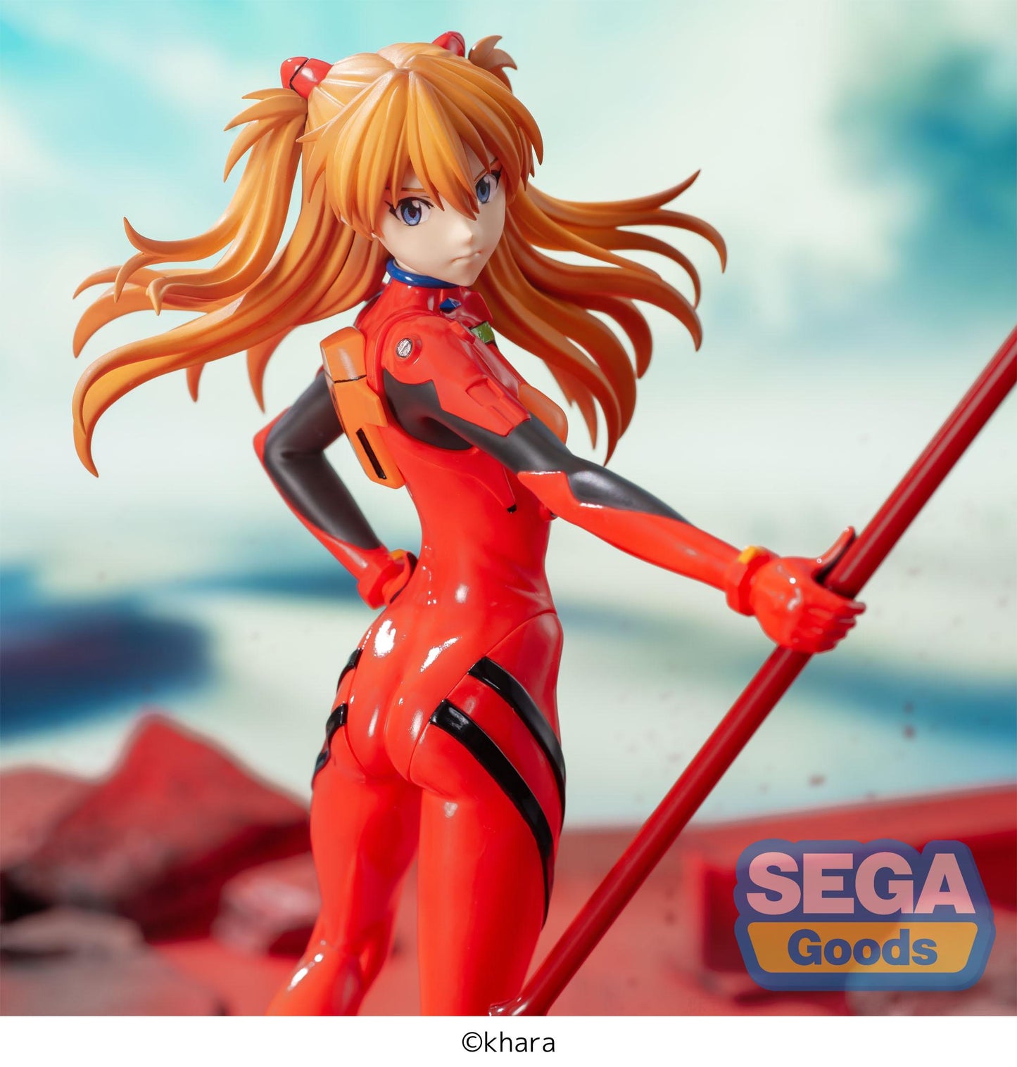 Evangelion – Asuka Shikinami Langley avec Lance de Cassius – Luminasta 20 cm