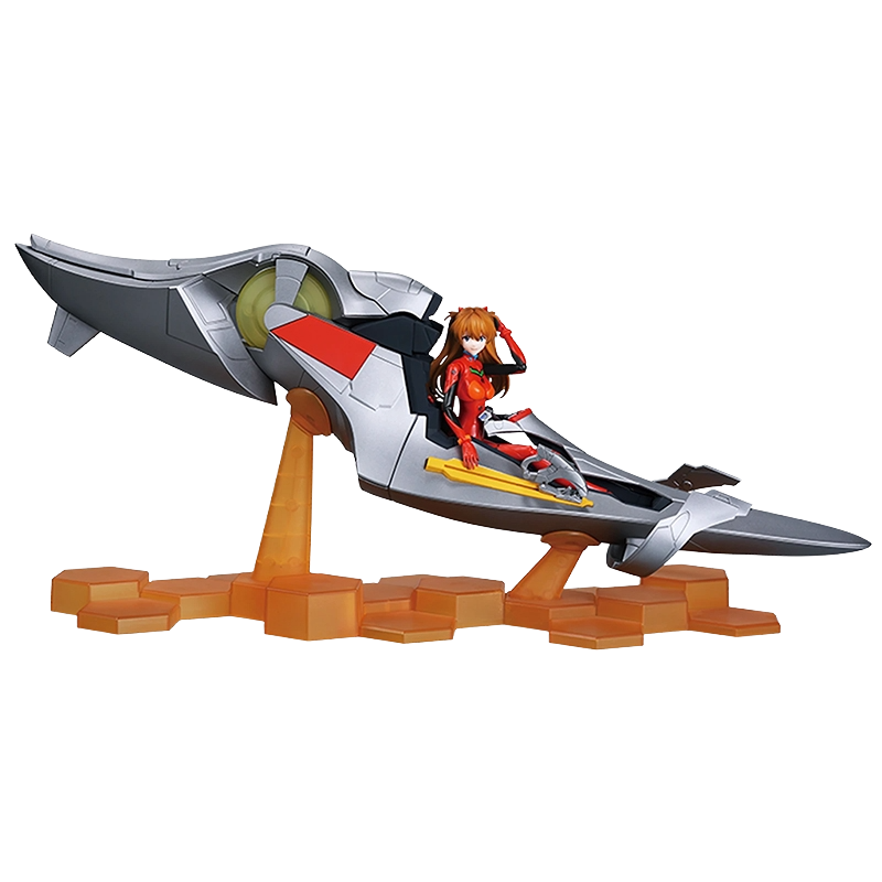 Maquette de cockpit d'Asuka de la série Fantastics Blokees FFEX03, modèle de kit de Evangelion avec intérieur détaillé.