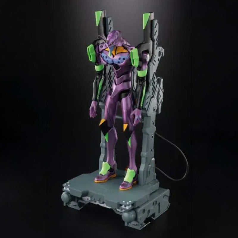 Maquette Evangelion Blokees Ultra Action Edition 04, modèle de type-01 Neon Genesis Evangelion en pose dynamique.