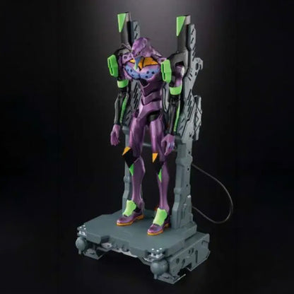 Maquette Evangelion EVA Unit-01 TV Version, édition Ultra Action de Blokees, détail de la figurine modèle.