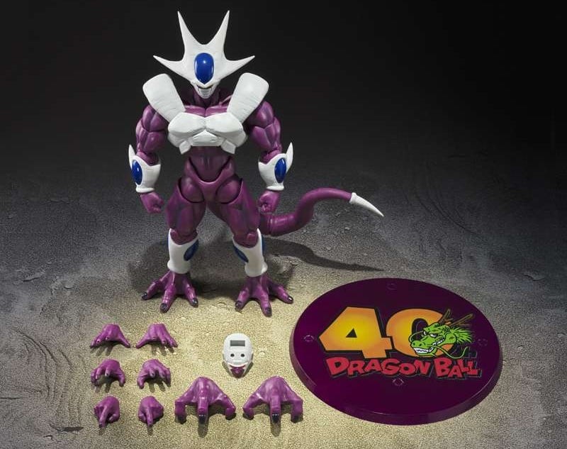 DRAGON BALL - Cooler "40ème Anniversaire" -Figurine S.H. Figuarts 19cm - Toys Legacy Collection