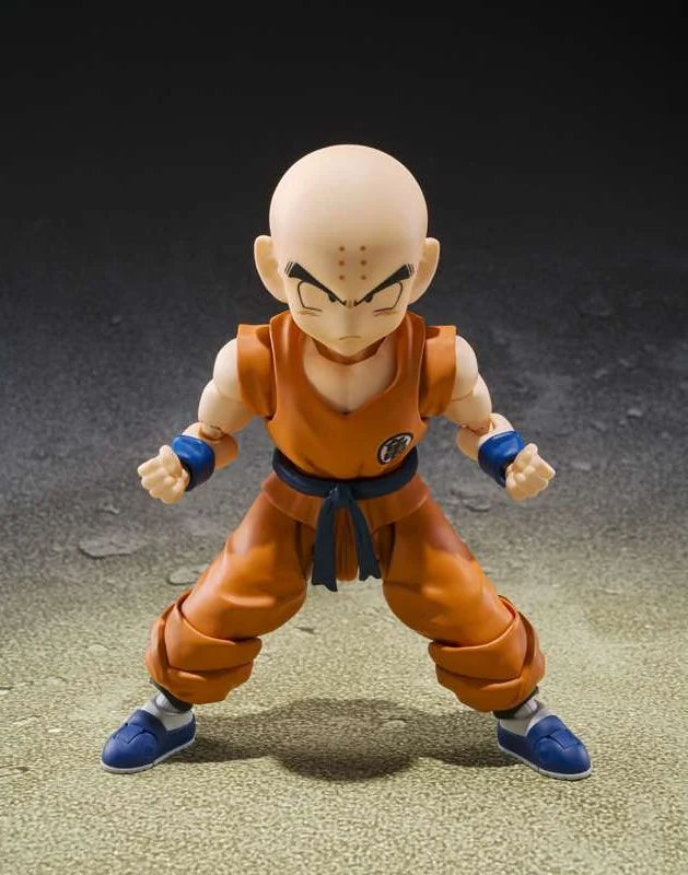 DRAGON BALL Z - Krillin - Figurine S.H. Figuarts 11cm - Toys Legacy Collection