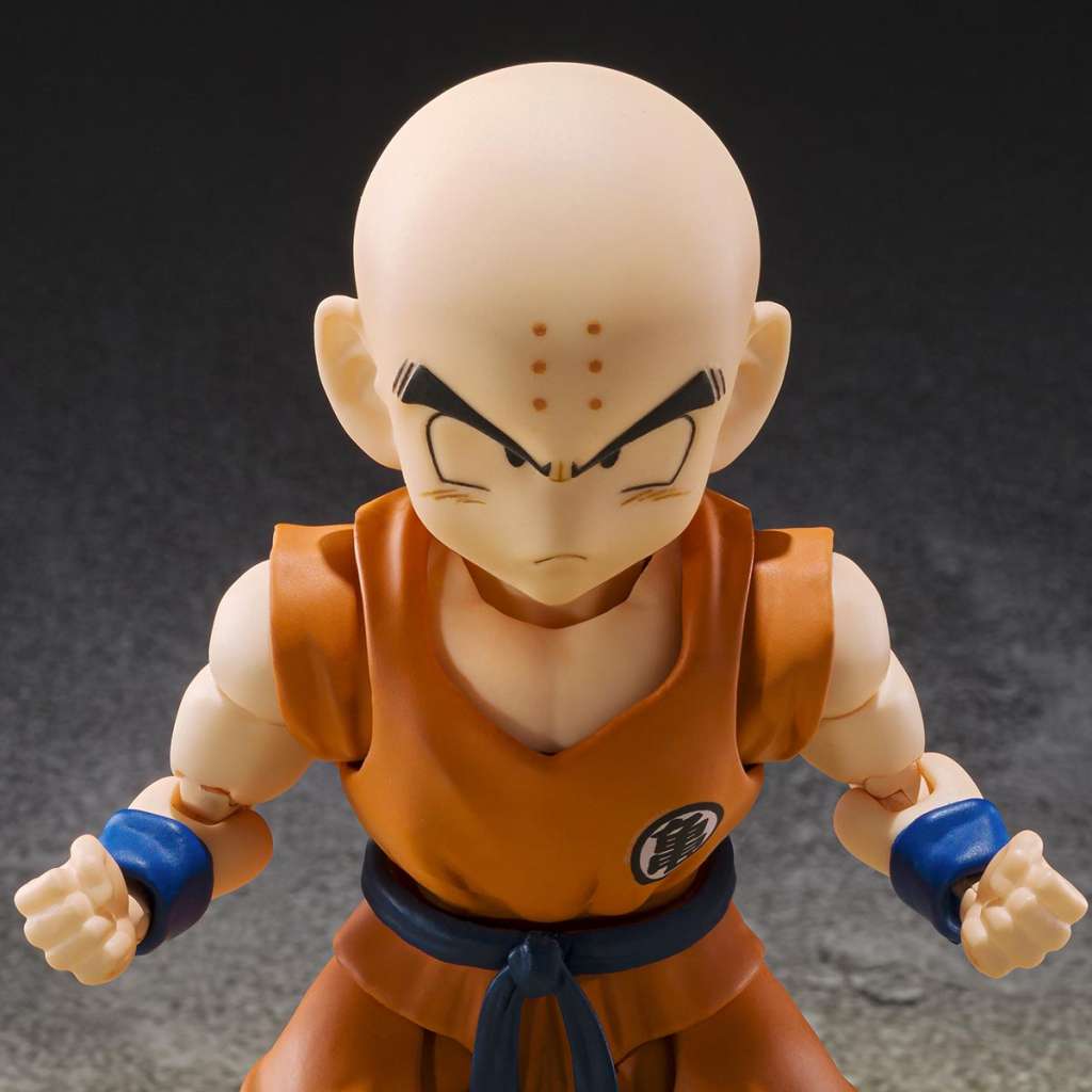 DRAGON BALL Z - Krillin - Figurine S.H. Figuarts 11cm - Toys Legacy Collection