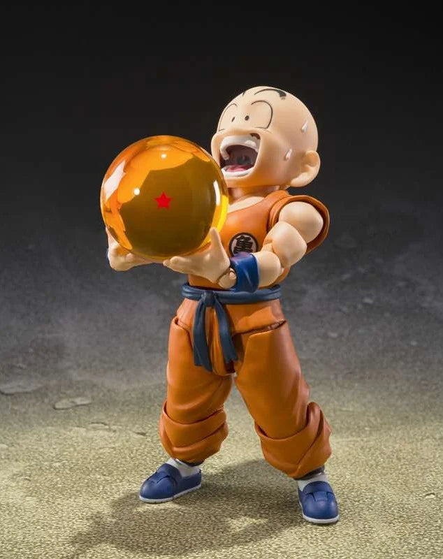 DRAGON BALL Z - Krillin - Figurine S.H. Figuarts 11cm - Toys Legacy Collection