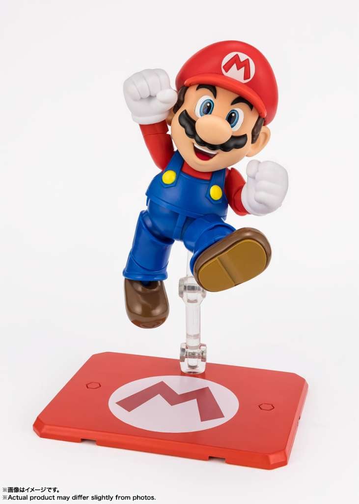 SUPER MARIO - Mario - Figurine S.H. Figuarts 10cm - Toys Legacy Collection