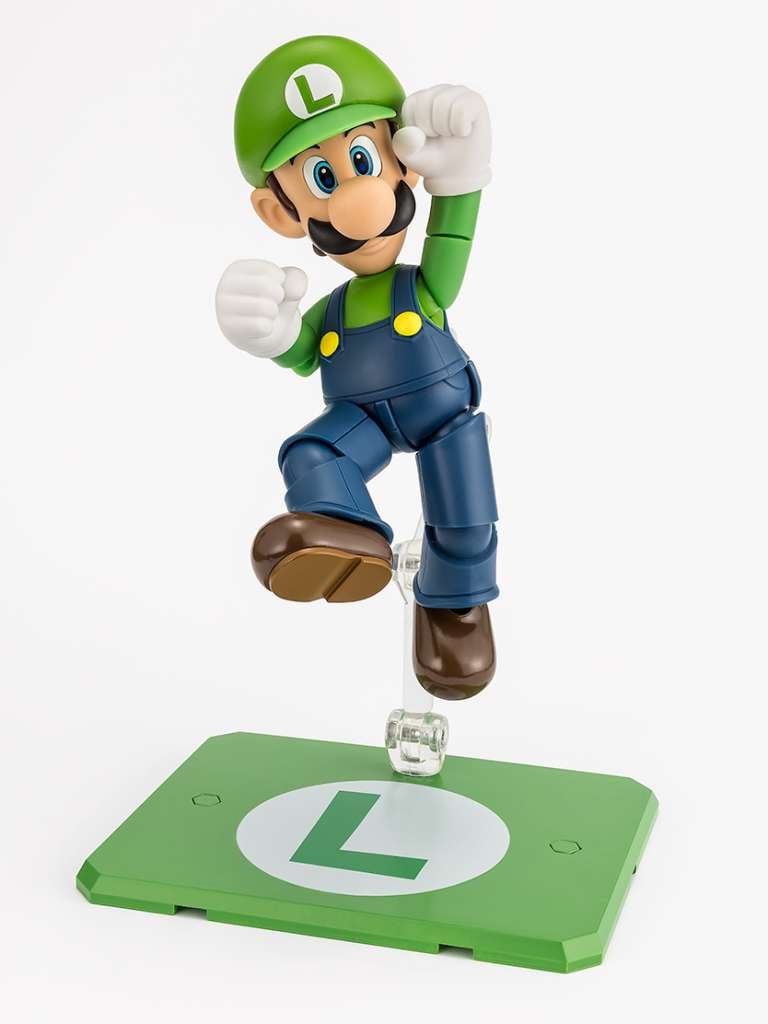 SUPER MARIO - Luigi - Figurine S.H. Figuarts 11cm - Toys Legacy Collection