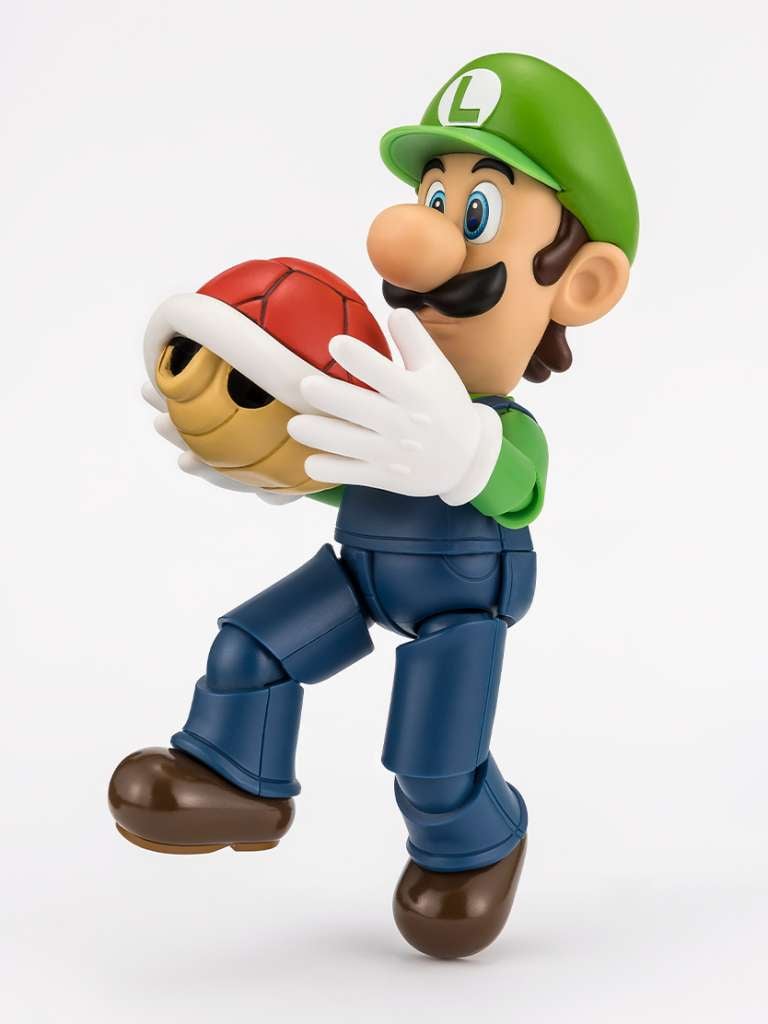 SUPER MARIO - Luigi - Figurine S.H. Figuarts 11cm - Toys Legacy Collection