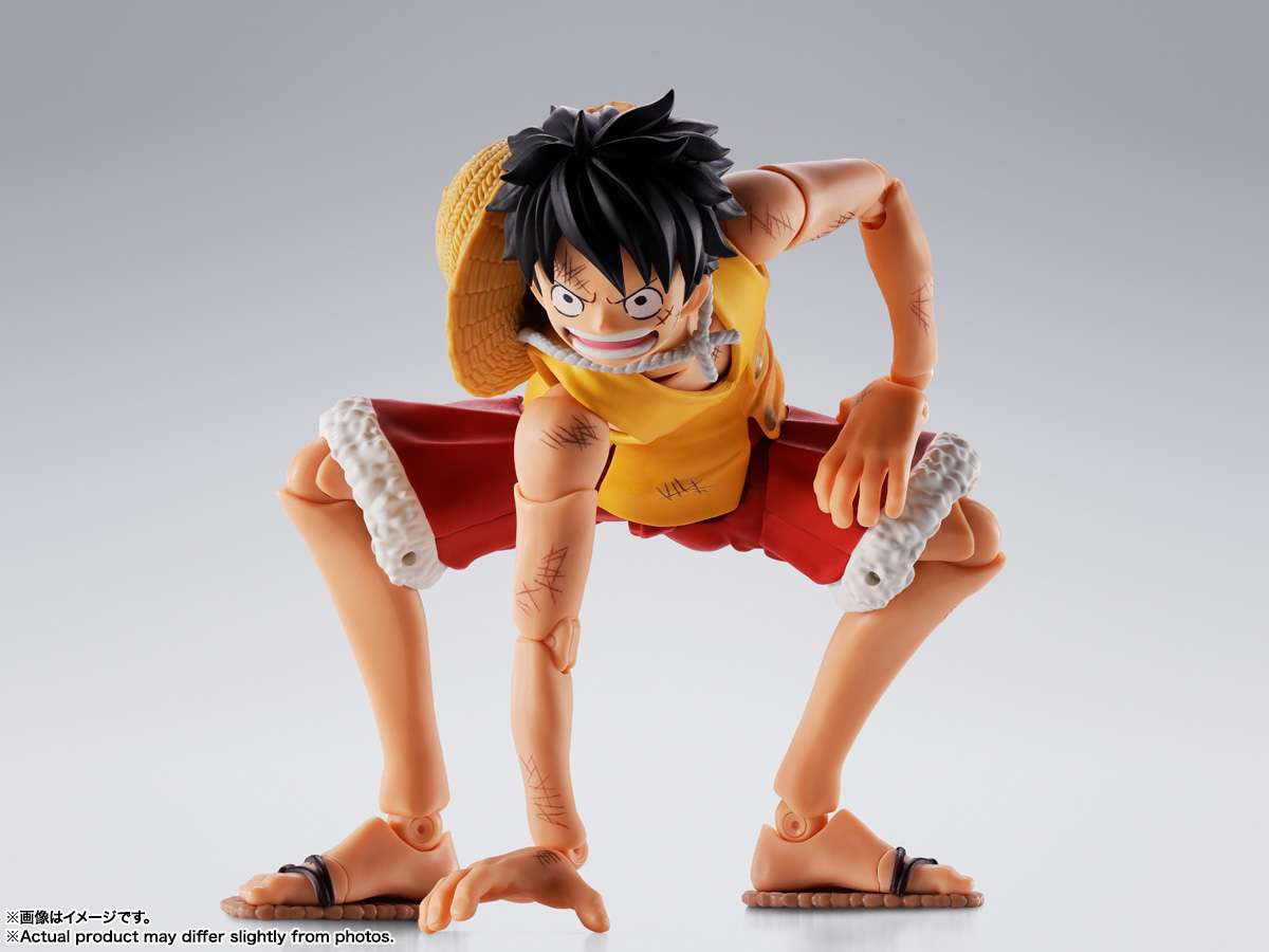 ONE PIECE - Luffy "Marineford" - Figurine S.H. Figuarts 14.5cm - Toys Legacy Collection