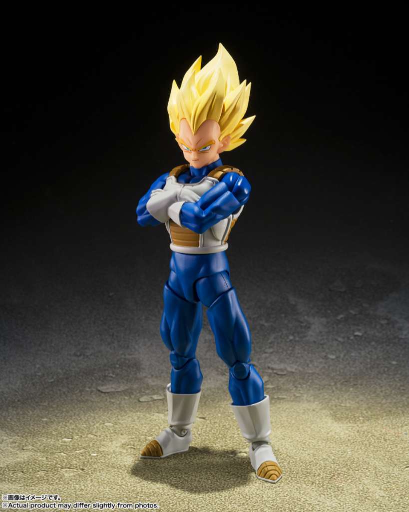 DRAGON BALL Z - Super Saiyan Vegeta - Figurine S.H. Figuarts 13.5cm - Toys Legacy Collection